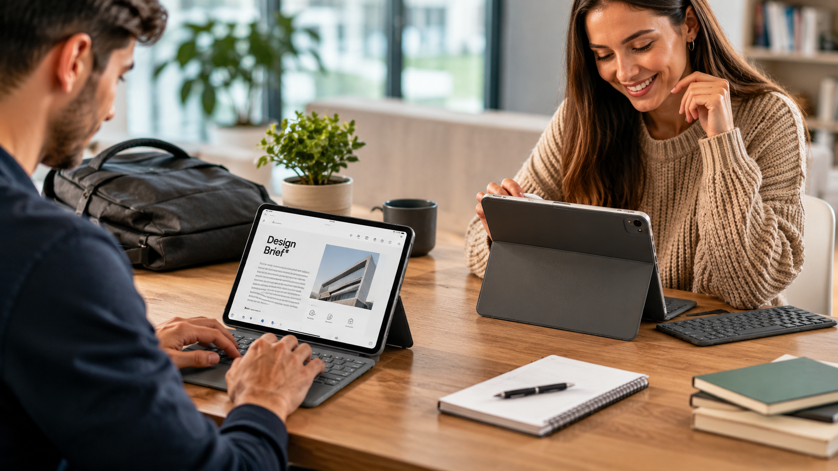 Logitech Combo Touch Productivity Setup