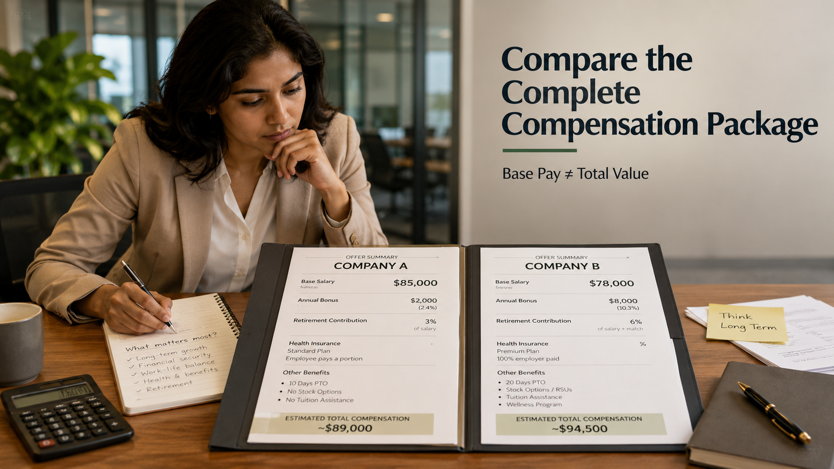 salary vs total compensation