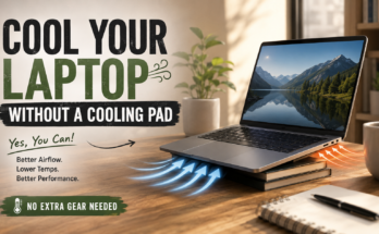 cool your laptop without a cooling pad