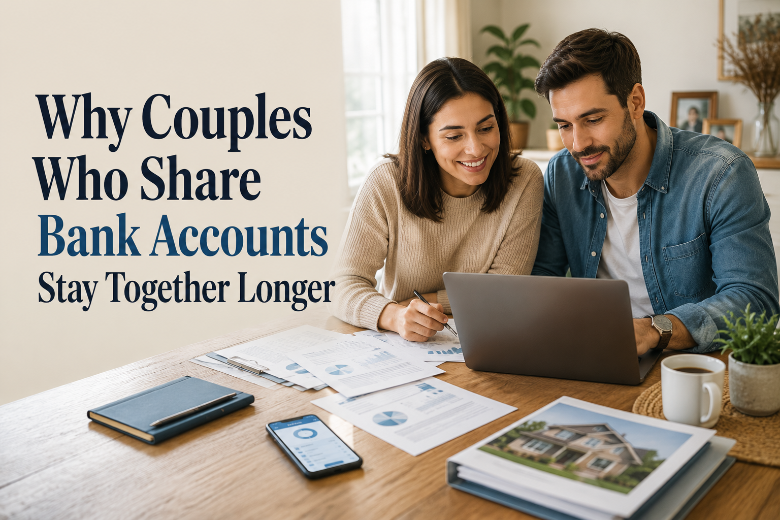 couples who share bank accounts