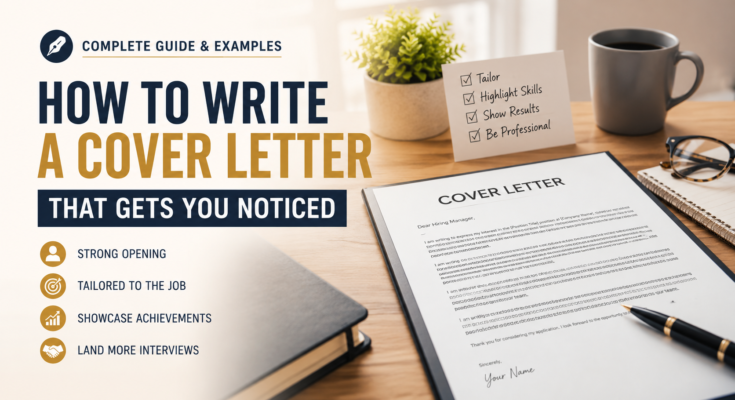 how to write a cover letter