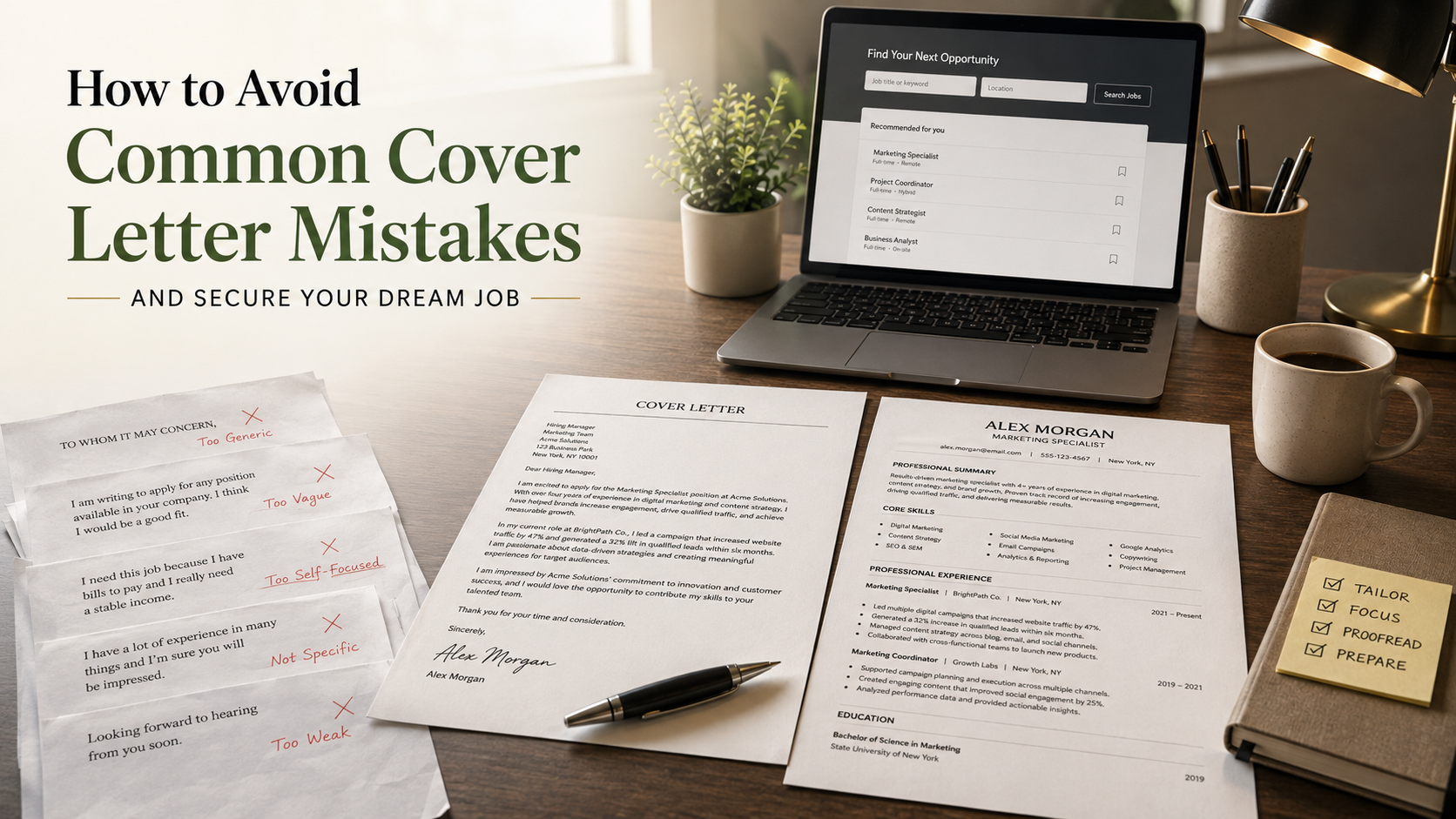 Common Cover Letter Mistakes