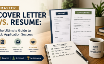 Cover Letter vs. Resume