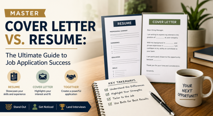 Cover Letter vs. Resume