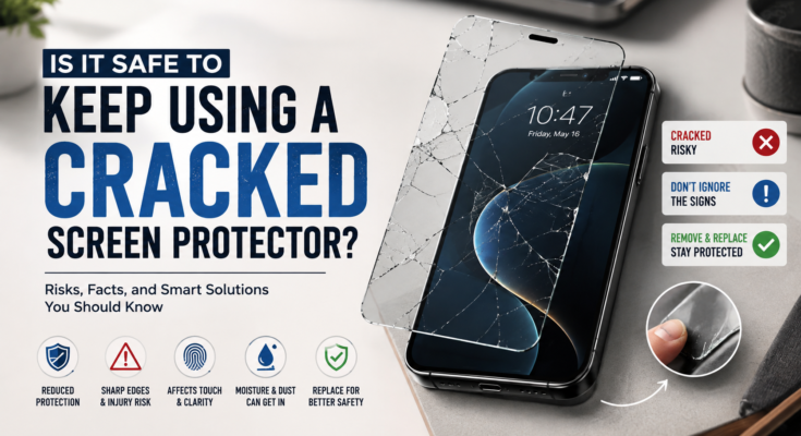 Cracked Screen Protector Safety Guide