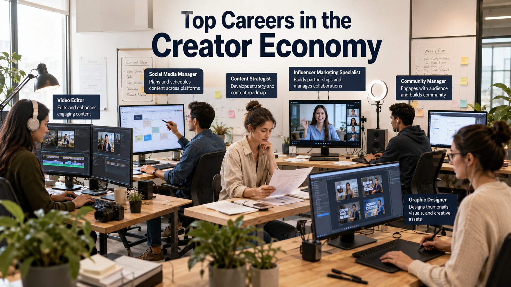 Jobs in the creator economy
