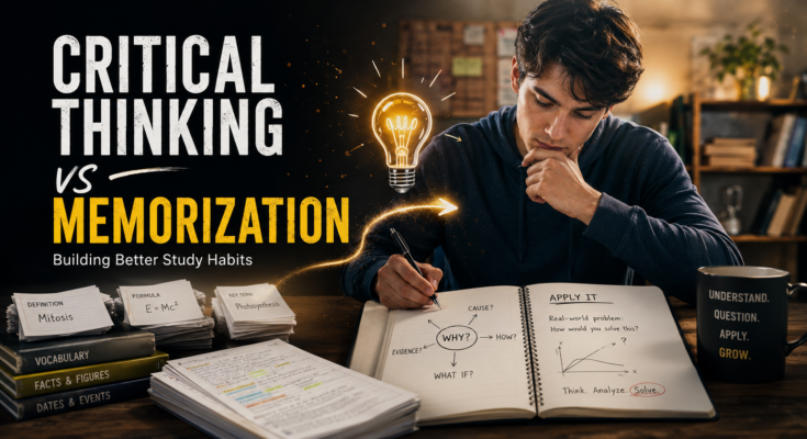 Critical Thinking vs Memorization