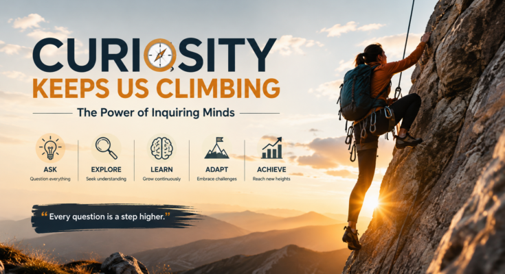 Curiosity Keeps Us Climbing