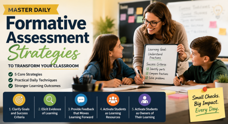 Daily formative assessment strategies