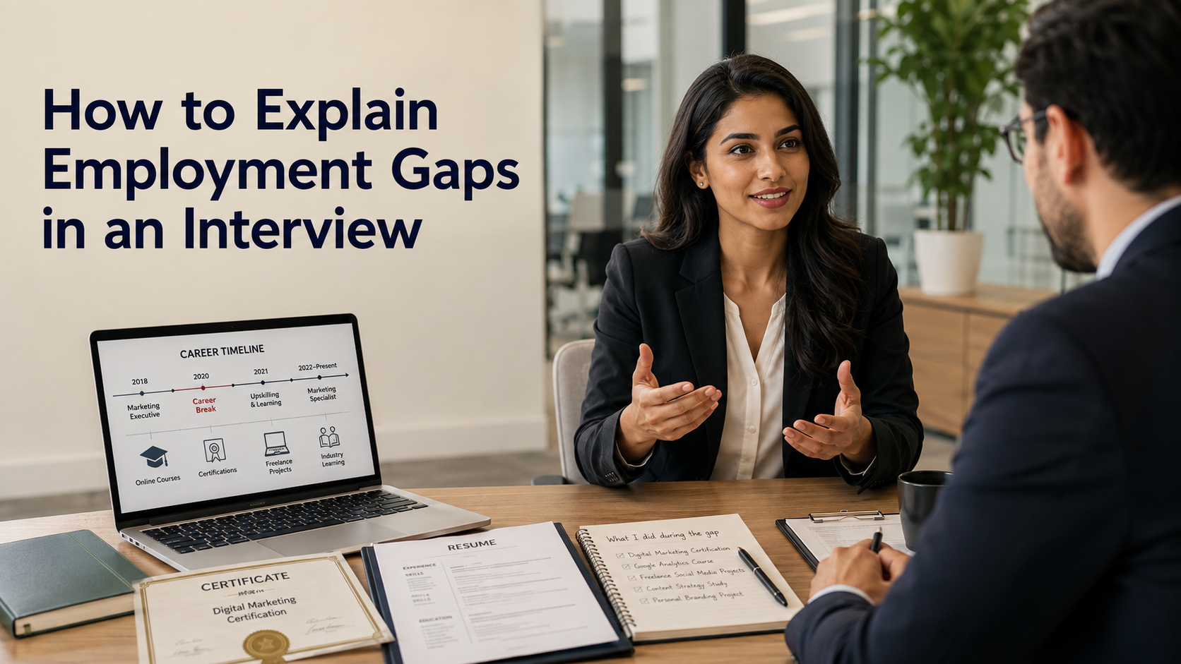 employment gaps in an interview