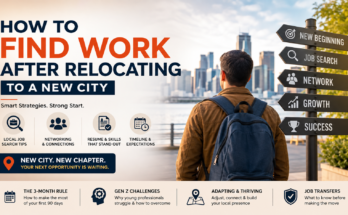 how to find work after relocating to a new city