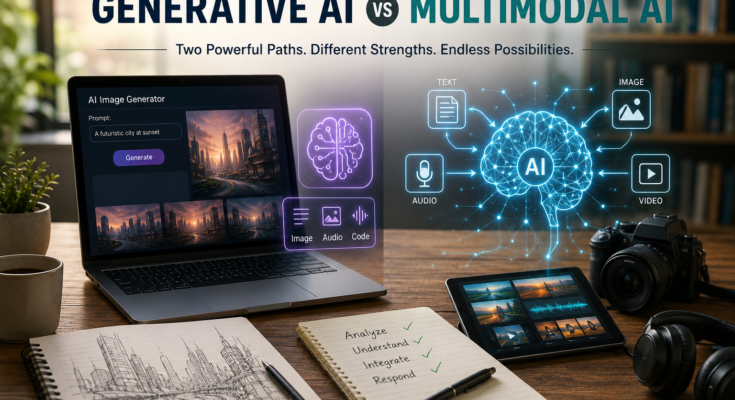 Generative AI vs Multimodal AI