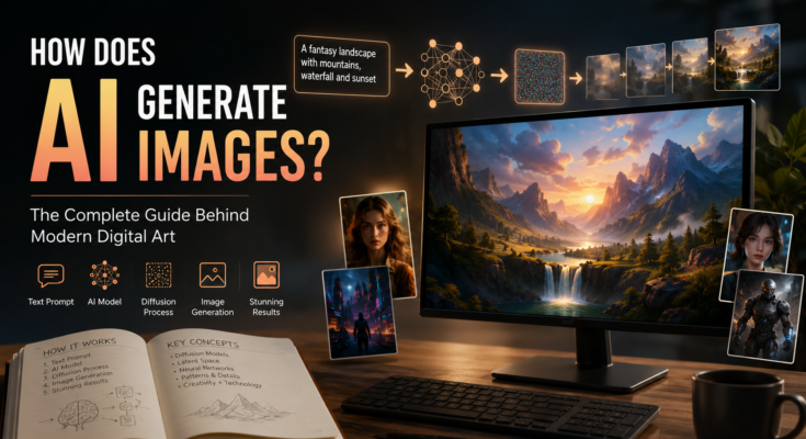 How AI Generates Images: A Visual Guide