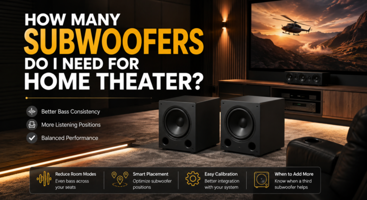 how many subwoofers do I need for home theater
