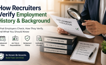 how Recruiters Verify Employment History