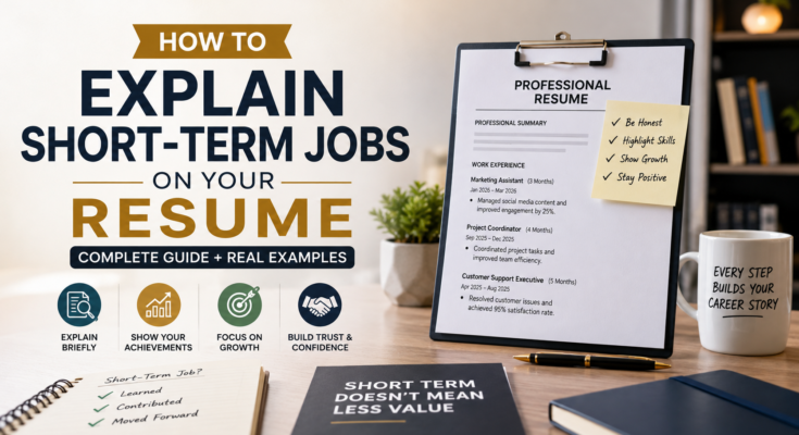 Short-Term Jobs on Your Resume