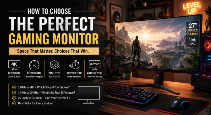 How to choose the perfect gaming monitor