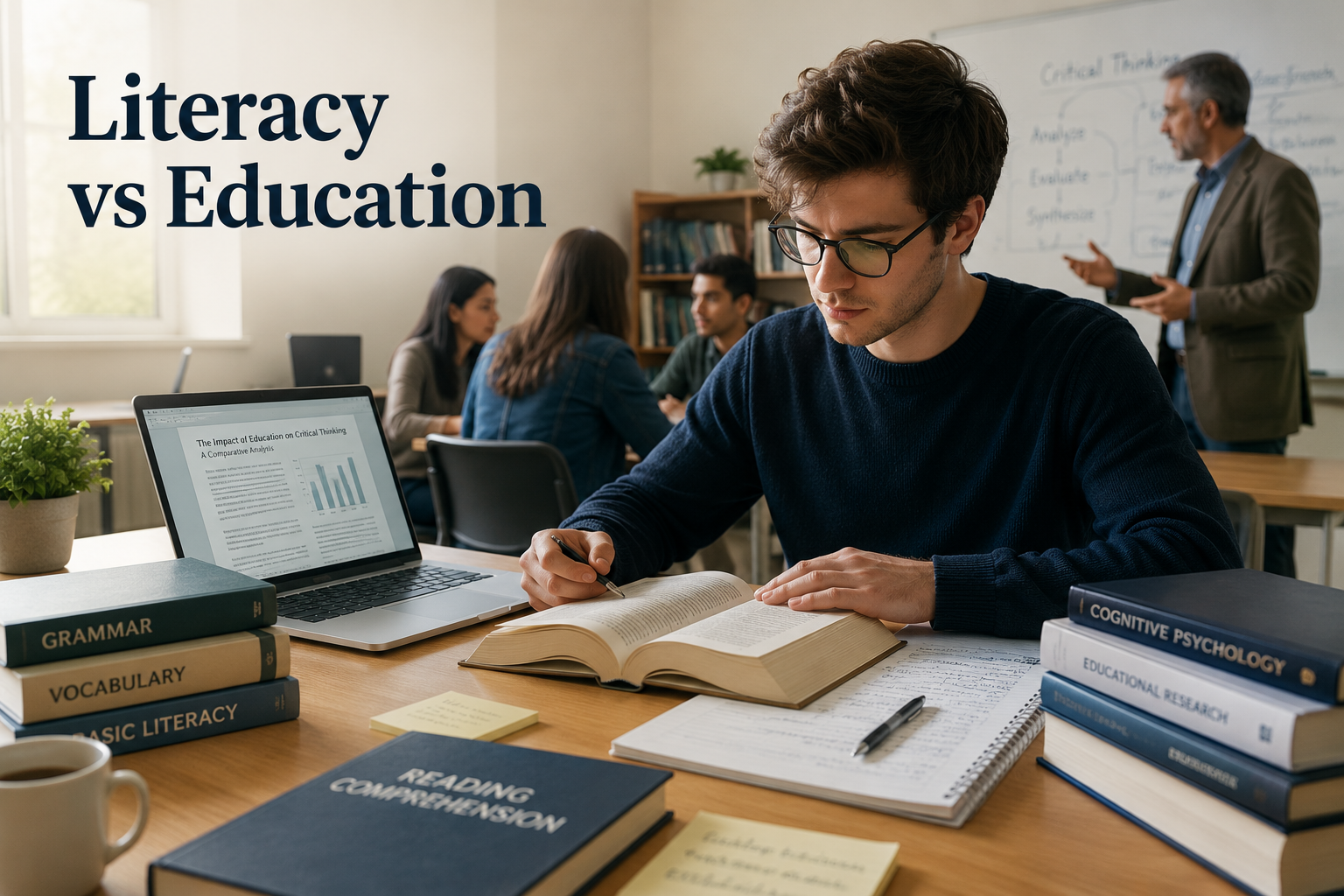 literacy vs education