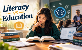literacy vs education