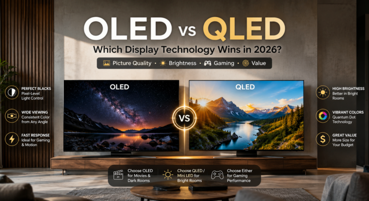 OLED vs QLED: The 2026 Display Showdown