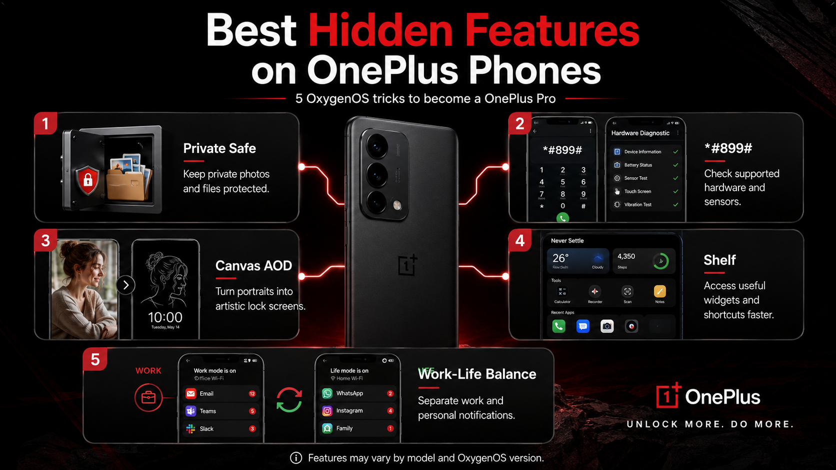 hidden features on OnePlus phones