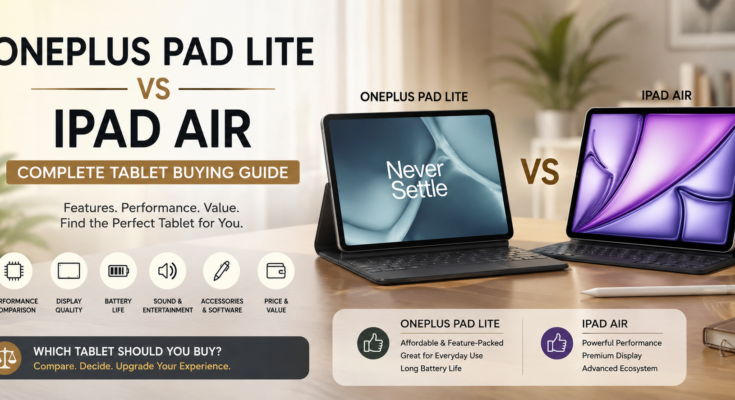OnePlus Pad Lite vs iPad Air Guide