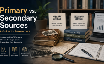 primary vs secondary sources