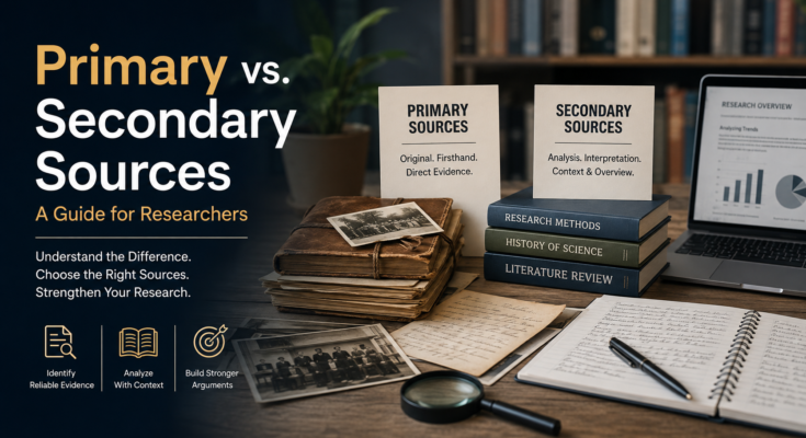 primary vs secondary sources