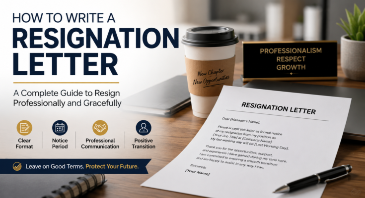 how to write a resignation letter