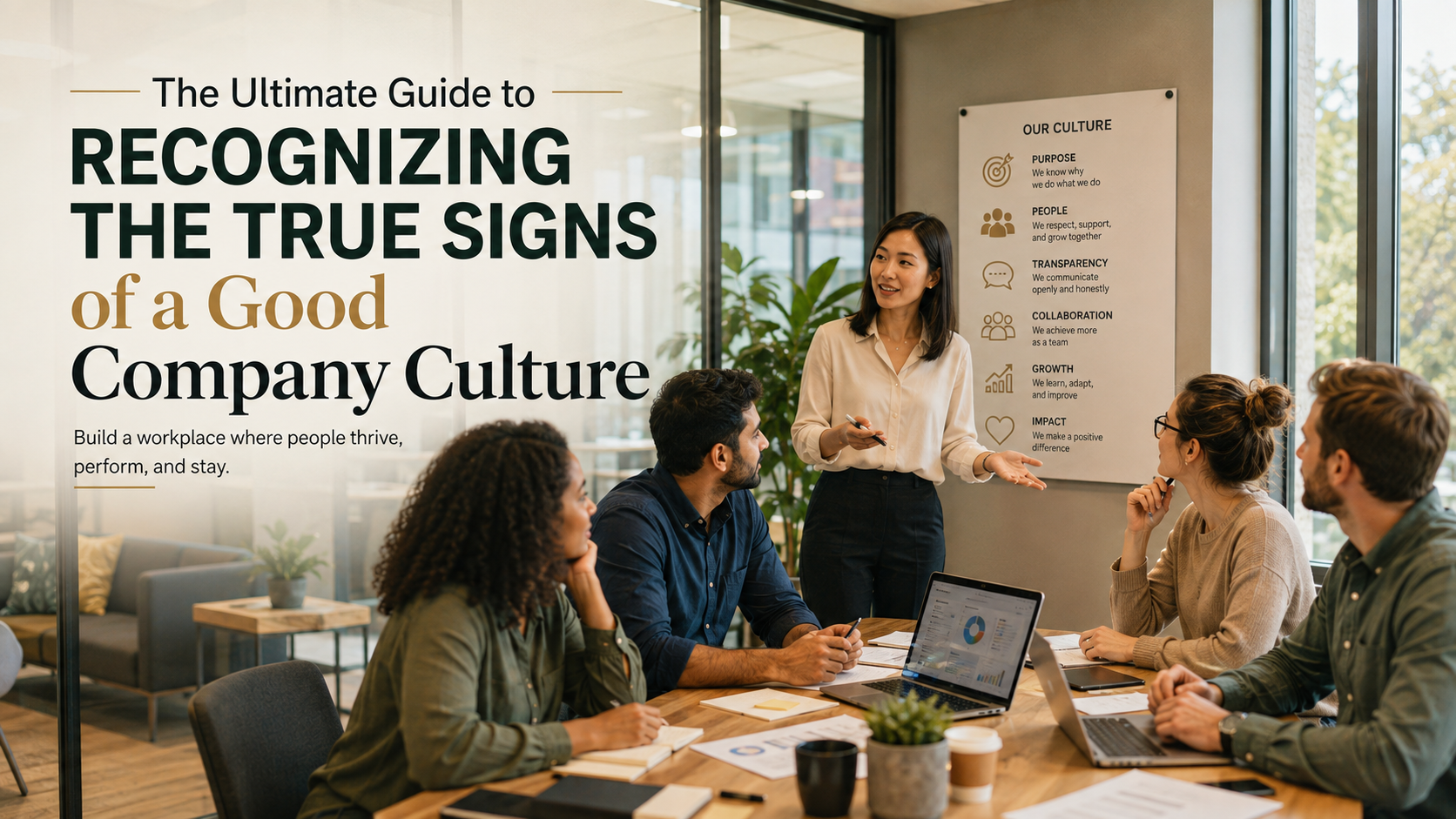 signs of a good company culture