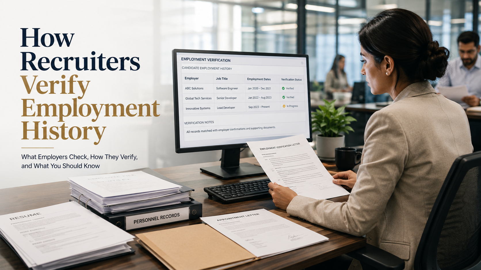 How Recruiters Verify Employment History
