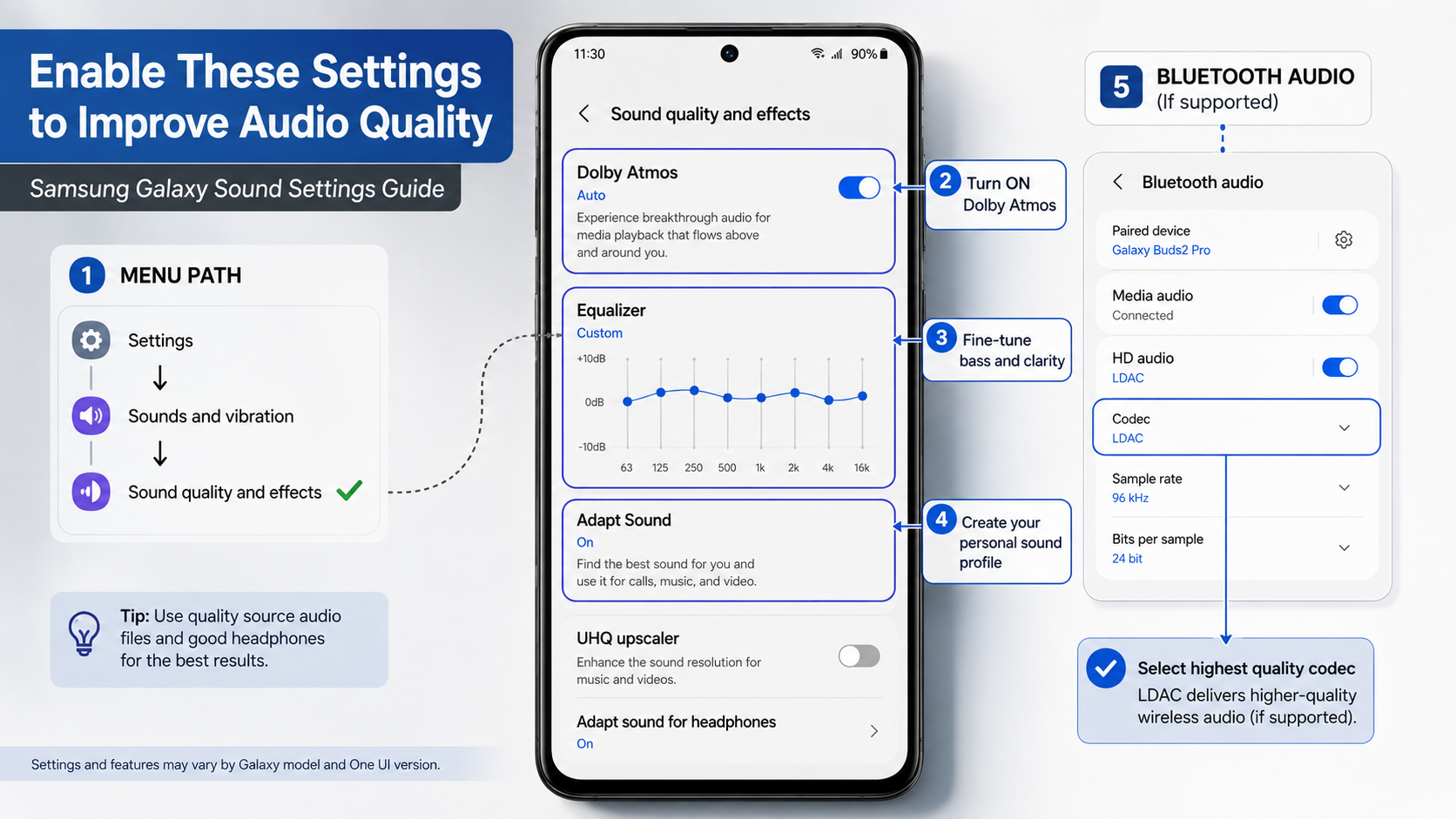 Samsung Galaxy Audio Settings Guide