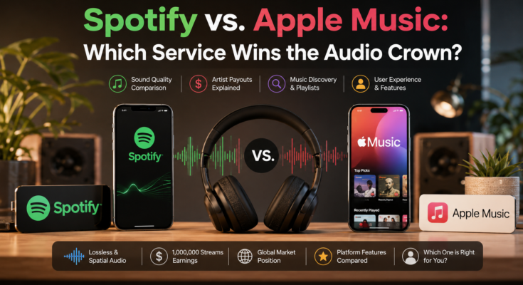Spotify vs. Apple Music: Audio Crown Comparison