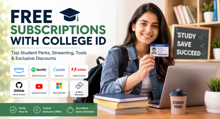 free subscriptions with college id