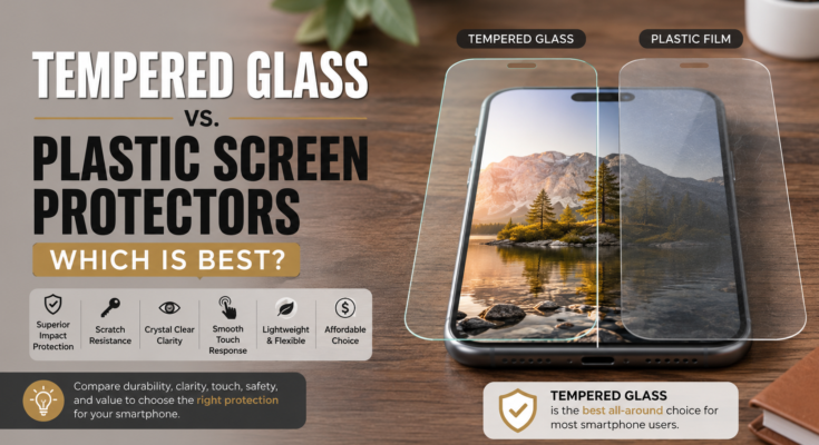 Tempered Glass vs. Plastic Screen Protectors