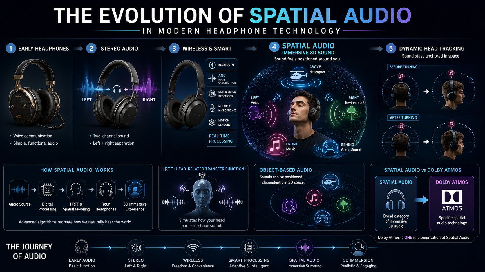 spatial audio in headphones