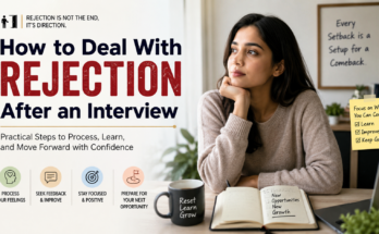 deal with rejection after an interview