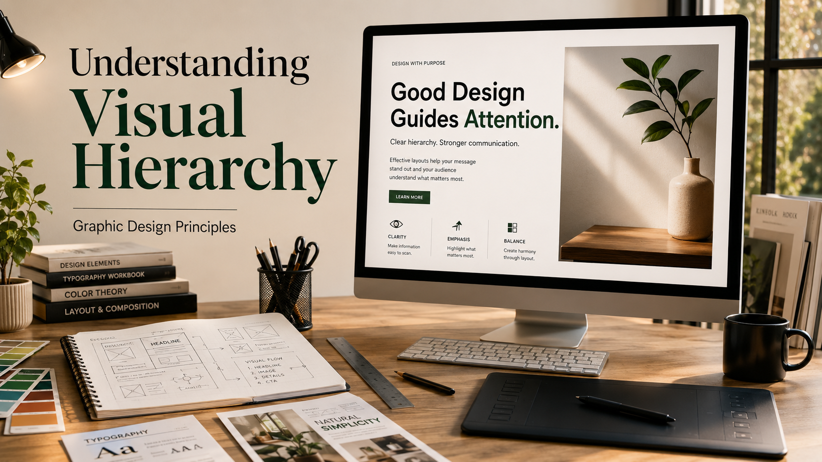 visual hierarchy in graphic design