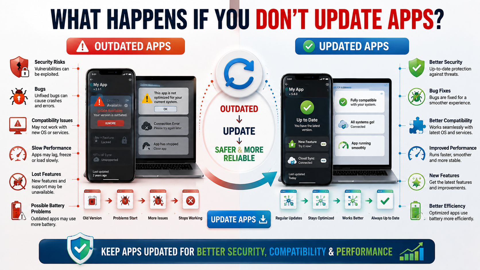 Update Apps: Security and Performance Compared