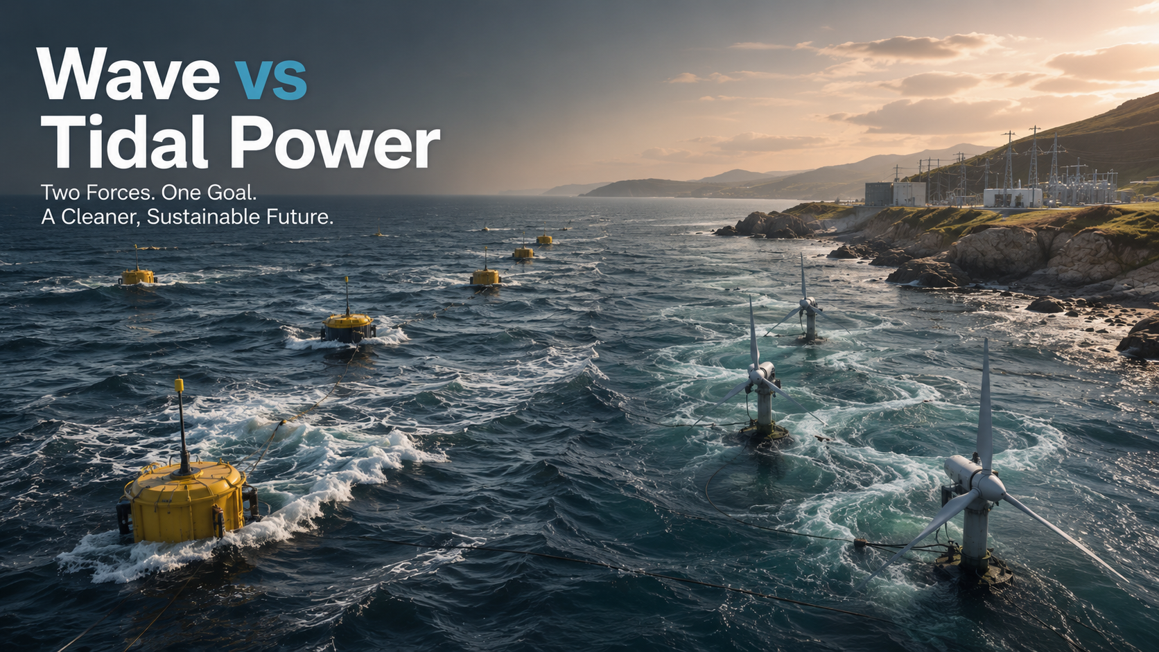 Wave vs Tidal Power