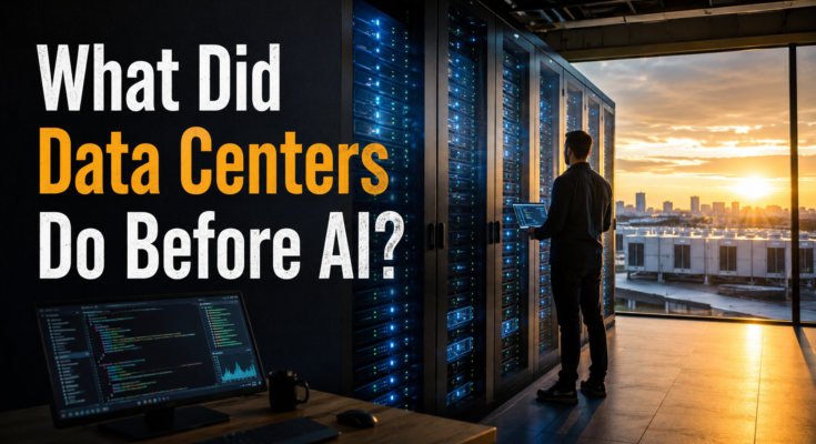 What Data Centers do Before AI