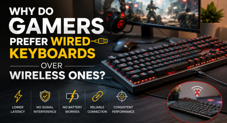 Why Gamers Prefer Wired Keyboards