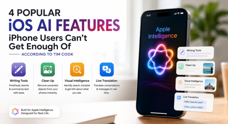 popular iOS AI features