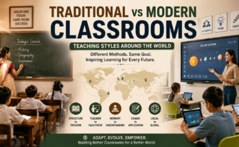 traditional vs modern classrooms