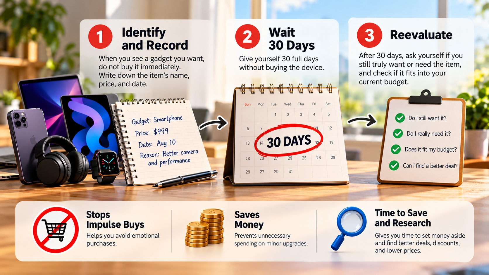 30-Day Gadget Buying Rule