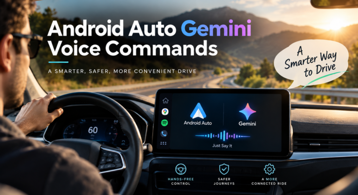 Android Auto Gemini voice commands