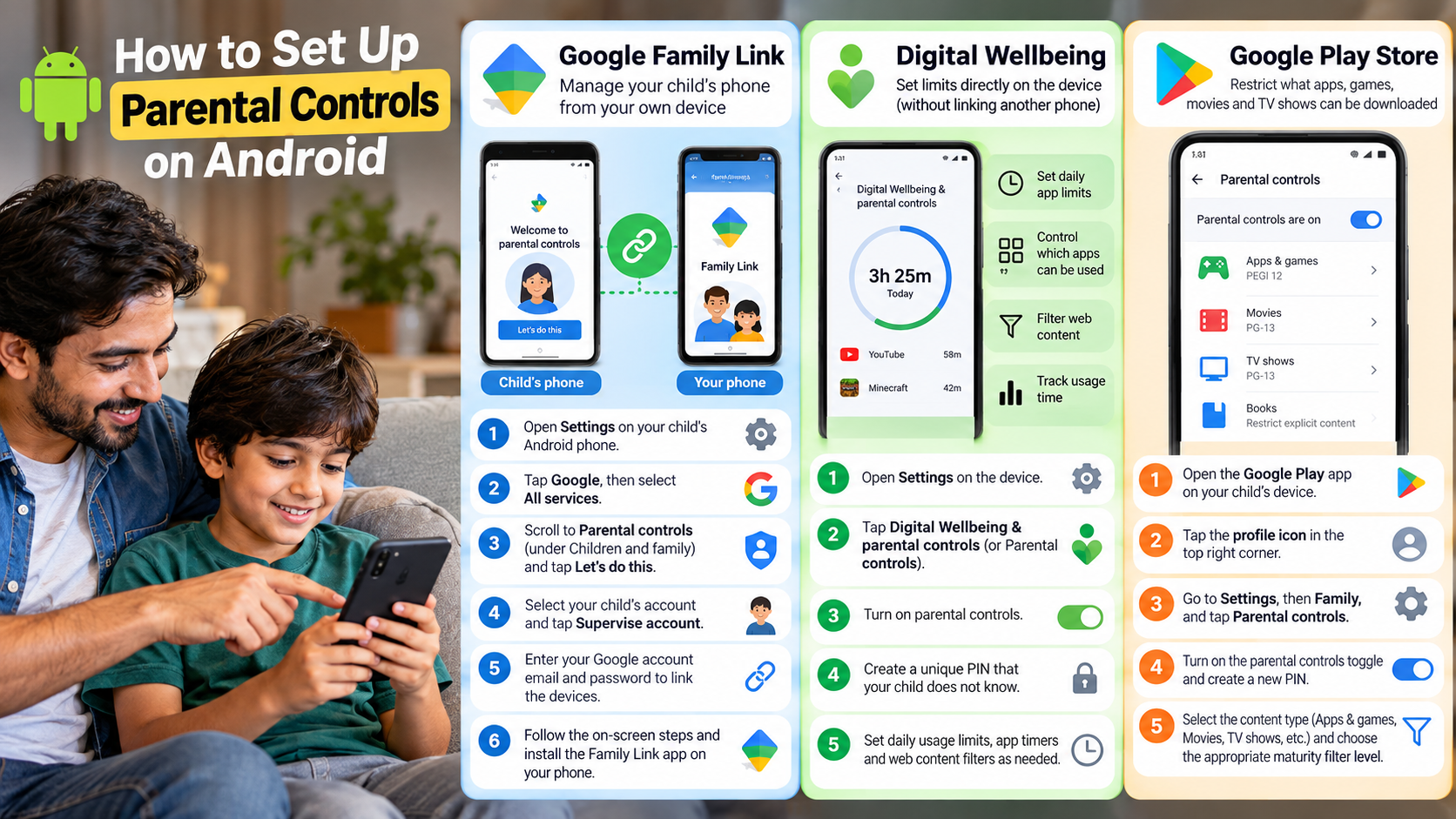 Android Parental Controls Setup Guide