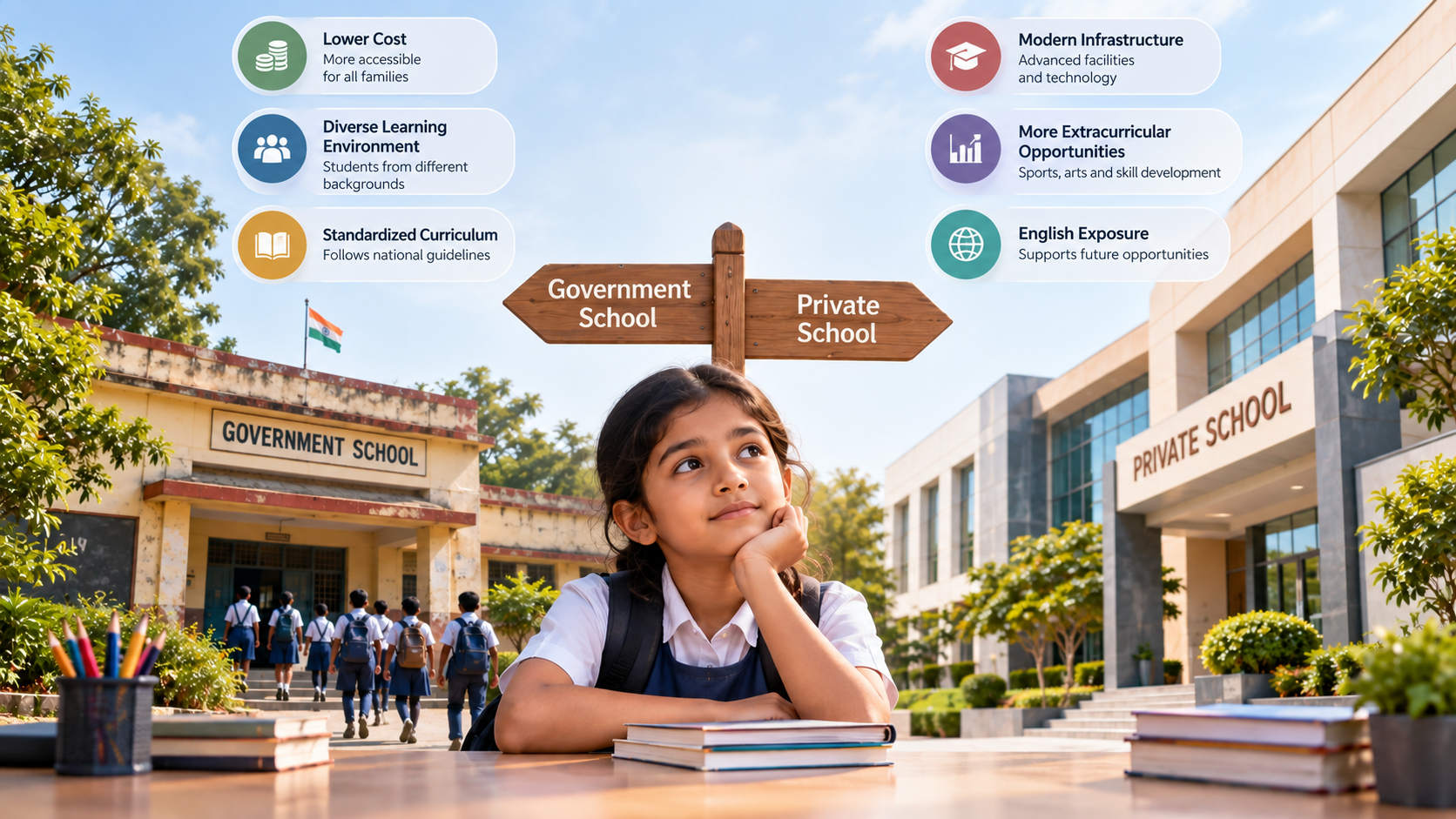 government vs private school