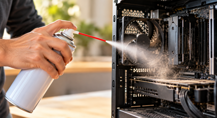 How to Safely Clean Your Electronics With Compressed Air