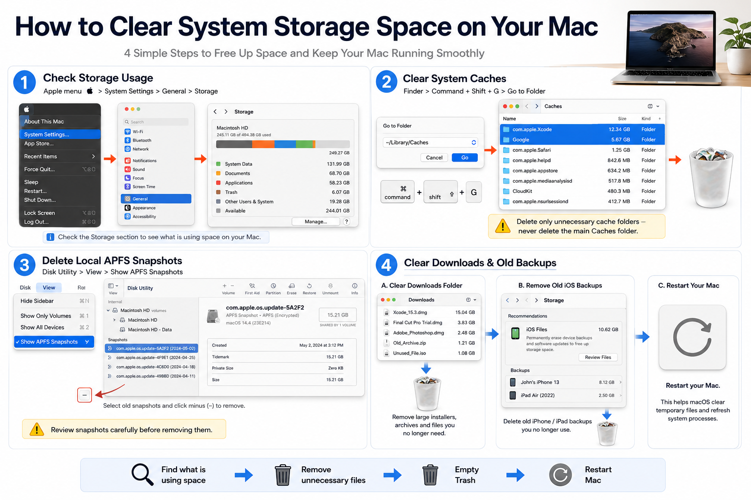 Clear Mac Storage: Four Simple Steps